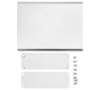 Boîtier Aluminium Project Box Argent Mat 28 à 110mm | Alliage aluminium 6063 T5 pour dissipation thermique et blindage signal efficace en bricolage électronique
