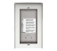 Boitier AP Allwhite, 2 modules - Cadre de montage pour platine de rue 350622 | Legrand SEKO | 350622 | Boîtier en saillie