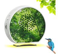 Boîtier audio - Sons de la nature - Relaxation à domicile - Capteur de mouvement - Fixation murale - Couleur bois