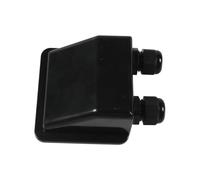 Boîtier avec double entrée de câble, boîte de jonction pour panneaux solaires photovoltaïques, raccord de câble de panneau solaire - Supports de montage de panneau solaire résistants aux intempéries