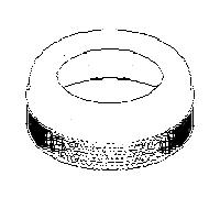 boîtier d'aérateur Dornbracht M22x 092301008-06 platine mat