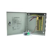 Boîtier d'alimentation 4CH 9CH 18CH, tableau de Distribution, alimentation de commutation 12V 5A/10A/15A(18CH CCTV BOX)