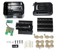 Boîtier de batterie 12 V pour BL1041B avec carte de protection, kit de coque de rechange en ABS 6 cœurs pour outils électriques, comprend des vis de support et des feuilles de soudure (carte PCB)