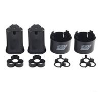 Boîtier de batterie 3S en plastique noir pour outils électriques 12 V avec port divisé compatible avec phosphate de fer et cellules ternaires pour perceuse à main Kit de réparation de tournevis 2