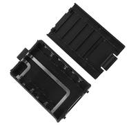 Boîtier de Batterie Couvercle 1,5 V pour 6 Piles AA | Support à Deux Fils, Plastique et Métal, Format Portable Léger, Noir, pour Alimentation Dc9v