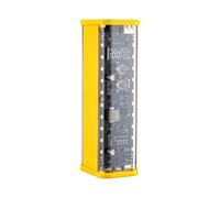 Boîtier de Batterie Externe DIY Sans Soudure PD100W à Charge Rapide pour 8 Cellules 21700, avec Éclairage LED Extérieur Haute Luminosité Jaune