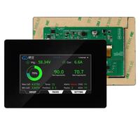 Boîtier de batterie LiFePO4 - Boîtier de batterie DIY - Modèle V19 avec écran tactile de 17,8 cm - Système de gestion de batterie (BMS) intelligent - Équilibrage actif des cellules - Protection contre