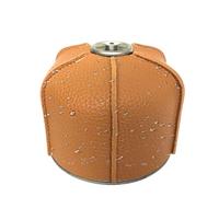 Boîtier de cartouche Small - Kocher Storage Protection en cuir artificiel PU - Couvercle de protection et décoration COUVERTURE Activités extérieures Grilling Camping Conteneur Couvre-couverture Prote