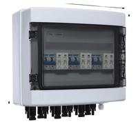 Boîtier de combinaison solaire, courant maximal de 40A, étanche IP65, couleur blanche