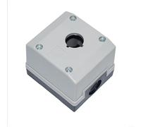 Boîtier de commutation à bouton-poussoir étanche IP65, boîtier de contrôle industriel avec bornes à vis pour machines, panneaux électriques, environnements difficiles (TN2-B1)
