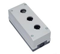 Boîtier de commutation à bouton-poussoir industriel IP65 étanche pour systèmes de montage E-Stop Jaune Noir (TN2-B3)