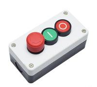 Boîtier de commutation étanche IP40 en ABS, 1 à 4 trous pour XB2/XAL B324/B334, bouton poussoir industriel jusqu'à 440 V, blanc (B)