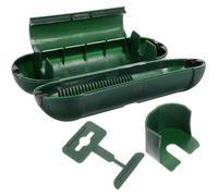 Boîtier de Connexion Étanche pour Câbles D’extension Extérieur Vert | Plastique ABS Robuste, Couvercle Verrouillable, Clips Câbles, Protection Résistante aux Intempéries pour Couleur Aléatoire