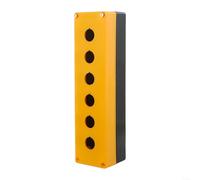 Boîtier de contrôle industriel étanche avec bouton poussoir de 22 mm pour divers équipements (6 trous)