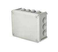 Boîtier de dérivation étanche - EDO TECHNIC - 190x150x75 mm - IP66 - Gris - Rectangulaire