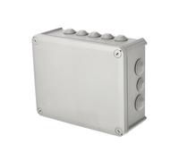 Boîtier de dérivation étanche - EDO TECHNIC - 240x190x95 mm - IP66 - Gris - Rectangulaire