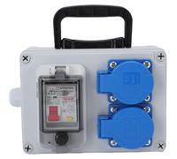 Boîtier de distribution étanche, avec disjoncteur différentiel, indice de protection IP44-67