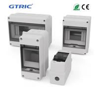 Boîtier de distribution GTRIC HT série 2/3/5/8 voies en plastique PC, étanche IP65, anti-poussière, pour extérieur, montage sur rail DIN HT-3WAY