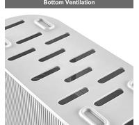 Boîtier de gestion des câbles avec couvercle de protection, en plastique ABS, protection de sécurité contre les surcharges pour les prises (blanc)