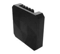 Boîtier de Jonction Électrique Extérieur Étanche en ABS 19x19x4,2cm | Montage Mural ou Plafond, Protection UV, Finition Noire, pour Connexions et Câblage de Luminaires de Sécurité