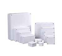 Boîtier de jonction en ABS - anti-poussière, étanchéité IP55 (85 x 85 x 50 mm)