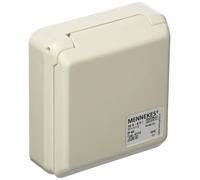 Boîtier de montage CEE, IP44, 16A, 5 pôles, 400V, en plastique, de couleur blanche