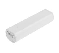 Boîtier de Piles Portable en Plastique Blanc pour 10 Piles Auditives | Fermeture à Loquet Solide, Emplacements Individuels, Compartiment Dédié, Trou pour Lanière, Finition Mat Anti-rayures