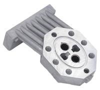 Boîtier de pompe hydraulique en aluminium, diamètre 130 mm, pour fendeuses à bois de 4 à 8 tonnes