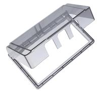 Boîtier de Prise Étanche Mural ABS pour Panneau Triple, Sécurité | Design Transparent, Protection Murale Moderne, Usage la Cuisine et Près de L’évier, pour Interrupteurs et Prises