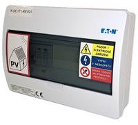 Boîtier de protection DC05R de Solarmi pour systèmes photovoltaïques, comprenant un parafoudre, un disjoncteur et des fusibles, jusqu'à 500V