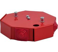 Boîtier de protection incendie, octogonal, E90, dérivation, 3x2x4 mm2, 123x115x28mm, PIP-1AN R3x2x4