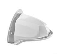 Boîtier de protection pour caméra extérieure - Boîtier en plastique blanc résistant aux UV - Housse de pluie pour systèmes de surveillance - Support mural - 29 cm (blanc)