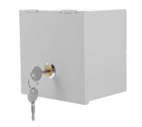 Boîtier de Protection Prise Extérieure Inoxydable Verrouillable Clés | Résistant aux Intempéries, Passage de Câble, Prévention Garçon Fille, Adapté Branchements Caravane, Patios Couleur Aléatoire