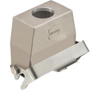 Boîtier de raccordement HARTING Han 10B INOX, sortie de câble droite 1xM32, avec 1 étrier longitudinal - 1 pièce