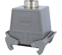 Boîtier de raccordement HARTING Han 32B haut, 1 sortie de câble droite PG29, avec 2 étriers transversaux Raccord vissé PG29 Plage de serrage