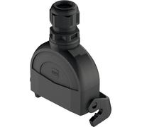 Boîtier de raccordement HARTING Han ECO 16A avec presse-étoupe, sortie de câble droite 1xM20, avec 1 étrier longitudinal - 1 pièce