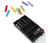 Boîtier de rangement compact pour batteries, avec testeur de batterie intégré