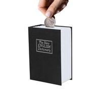 Boîtier de rangement pour argent avec serrure à combinaison - Livre d'épargne pour argent