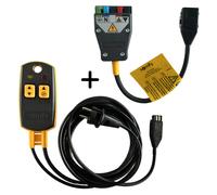 BOITIER DE RÉGLAGE SOMFY + adaptateur prise Hirschmann (Filaire, RTS, io et hybride)