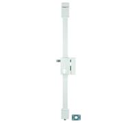 Boitier de serrure en applique Targa à tirage pour porte d'entrée, droite, 3 pts, axe 45mm, blanc - THIRARD