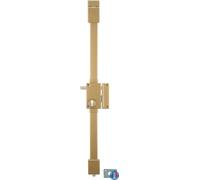 Boitier de serrure en applique Targa à tirage pour porte d'entrée, droite, 3 pts, axe 45mm, or - THIRARD