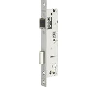 Boitier de serrure encastrable à cylindre pour menuiserie métallique, axe 30mm, entr'axe 92mm, bouts carrés, inox - THIRARD