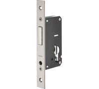 Boitier de serrure encastrable à cylindre pour porte d'entrée, axe 37mm, bouts carrés, pêne dormant seul - THIRARD
