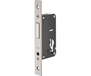 Boitier de serrure encastrable à cylindre pour porte d'entrée, axe 37mm, bouts carrés, pêne dormant seul - THIRARD