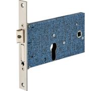 Boitier de serrure encastrable à cylindre pour porte d'entrée, axe 67mm, bouts carrés - THIRARD