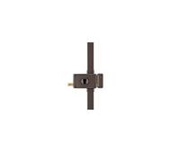 Boîtier de serrure marron à tirage 140 x 88 mm droite horga