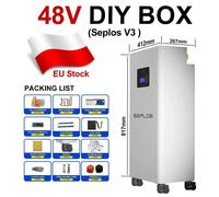 Boîtier de stockage de batterie, BMS intelligent, support de batterie extensible, Seplos V3 Vertical