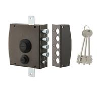 Boîtier de verrouillage multipoint marron Thirard 155mm - 65mm arrière