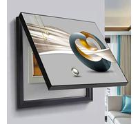 Boîtier décoratif pour panneau électrique domestique - Design simple pour une utilisation en intérieur - Masque le compteur électrique avec touche artistique