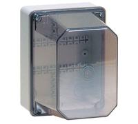 Boîtier d'installation en surface, boîte de jonction Boîtier en plastique avec vis | 190x145x135mm | IP65 | Couvercle transparent Boîte de distribution électrique